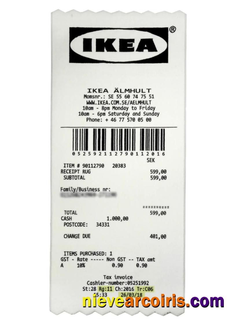 Ikea holding payment check